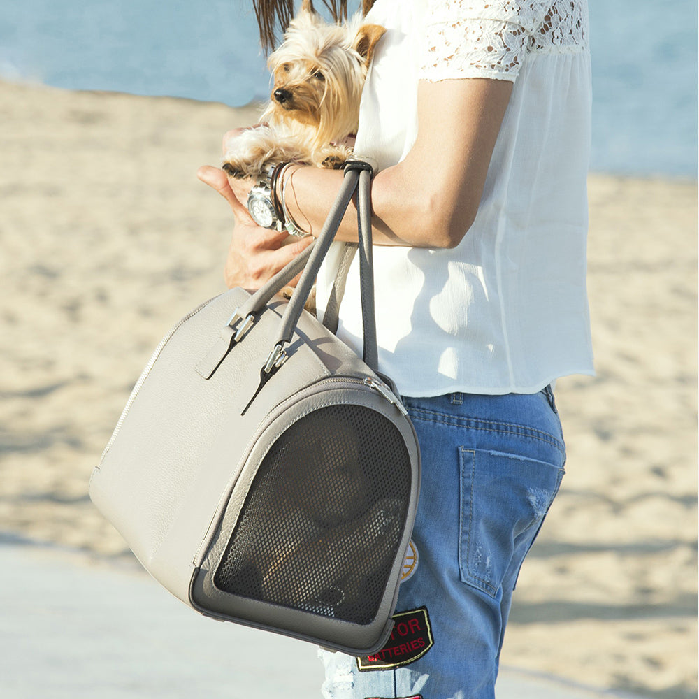 Eco Friendly Leather Pet Carrier Bag – Modern Pets